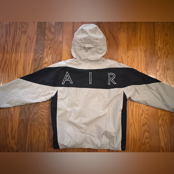 Nike Other - Nike Air Men's Gray and Black Full Zip Woven Jacket Medium NWT